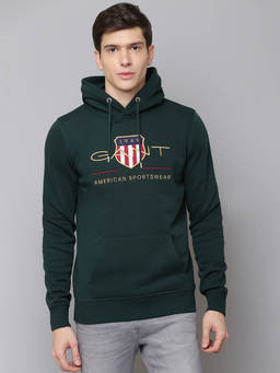 GANT - Green Embroidered Hoodie