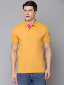 GANT - Yellow Solid Polo T-Shirt