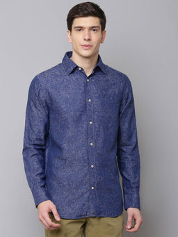 GANT - Blue Printed Casual Shirt