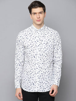 GANT - White Printed Casual Shirt
