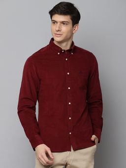 GANT - Red Solid Casual Shirt