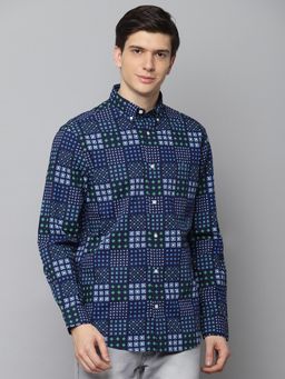 GANT - Blue Printed Casual Shirt