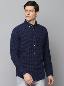 GANT - Indigo Checks Casual Shirt