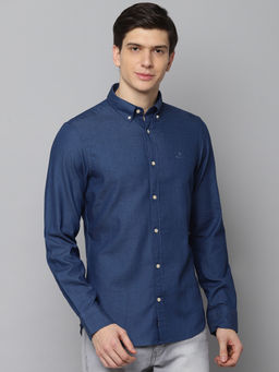 GANT - Indigo Solid Casual Shirt