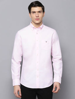 GANT - Pink Solid Casual Shirt