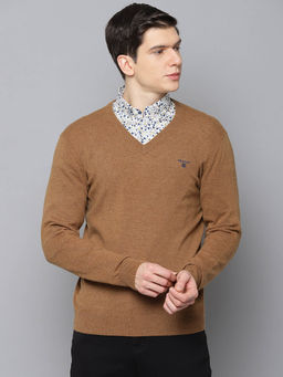 GANT - Brown Solid Sweater