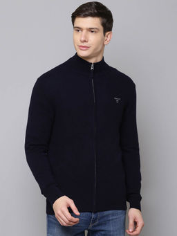 GANT - Navy Blue Solid Sweater