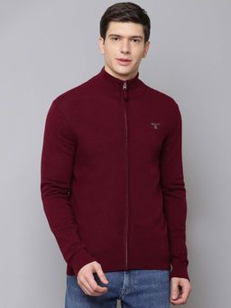 GANT - Burgundy Solid Sweater