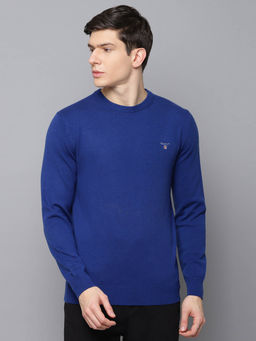 GANT - Blue Solid Sweater
