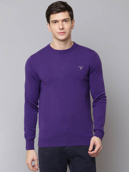 GANT - Purple Solid Sweater