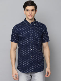 GANT - Blue Solid Casual Shirt