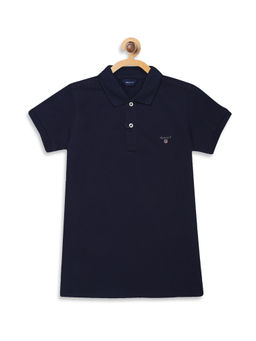 GANT - Evening Blue Solid Polo T-Shirt