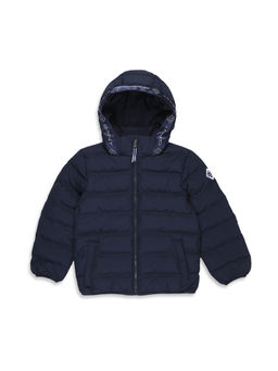 GANT - Blue Solid Hood Jacket