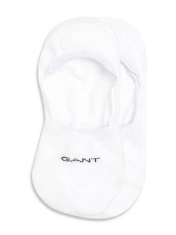 GANT - White Solid Socks (Pack of 2)