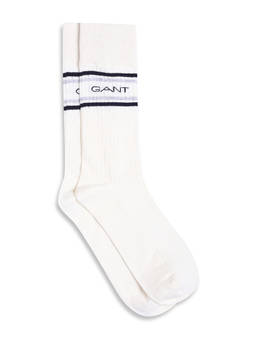 GANT - White Solid Socks