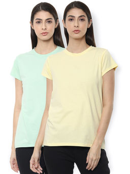 Van Heusen - Solid Multi-Color T-Shirt (Pack of 2)