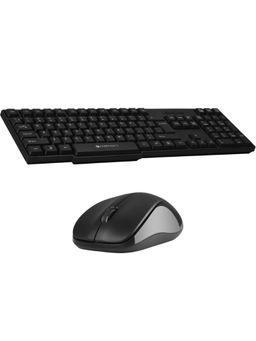 Zebronics - Zeb- Companion 107 Wireless Keyboard and Mouse Combo with Rupee Key