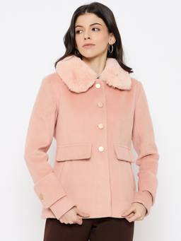 Duke - Women's Peach Solid Jacket