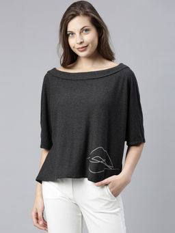 RAREISM - Grey Solid Top