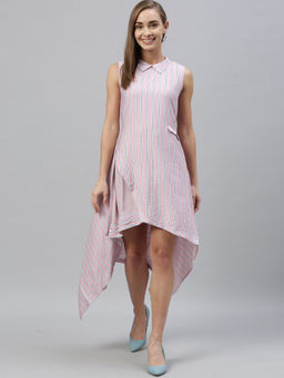 RAREISM - Lavender Stripes Mini Dress