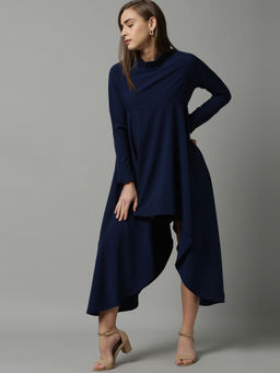 RAREISM - Navy Blue Solid Top