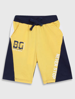 Blue Giraffe - Yellow Solid Shorts