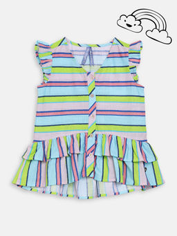 Blue Giraffe - Multi-Color Summer Tops