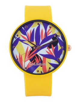Teal by CHUMBAK - Yellow Silicone Watch