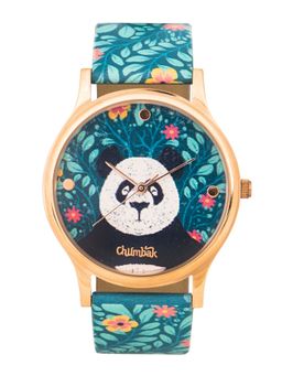 Teal by CHUMBAK - Blue PU Leather Watch
