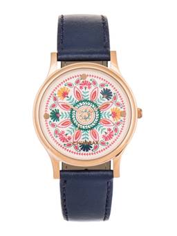 Teal by CHUMBAK - Blue PU Leather Watch