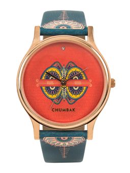 Teal by CHUMBAK - Blue PU Leather Watch