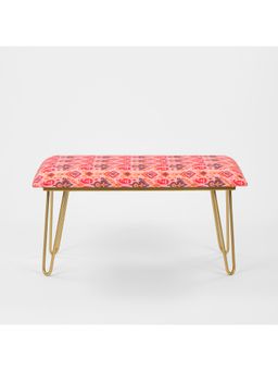 Chumbak - Kitsch Bench-Pink Ikkat