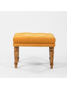 Chumbak - Nawaab Bench Small - Tuffted Mustard