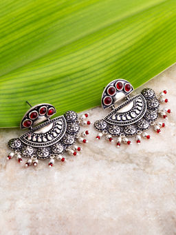 Voylla - Abhira Half Moon Earrings