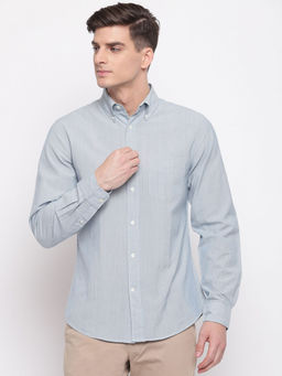 GANT - Blue Stripes Collar Neck Shirt