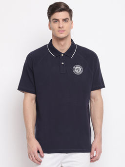 GANT - Navy Blue Plain Polo T-Shirt