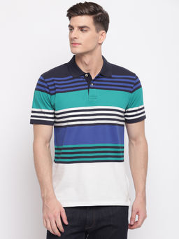 GANT - Multi-Color Stripes Polo T-Shirt