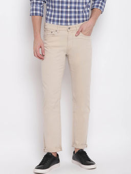 GANT - Beige Solid Jeans