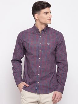 GANT - Multi-Color Checks Collar Neck Shirt