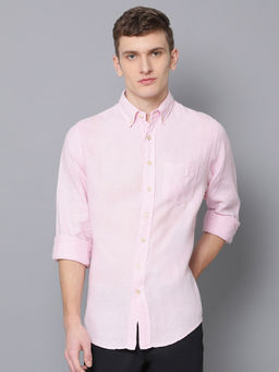 GANT - Pink Plain Collar Neck Shirt