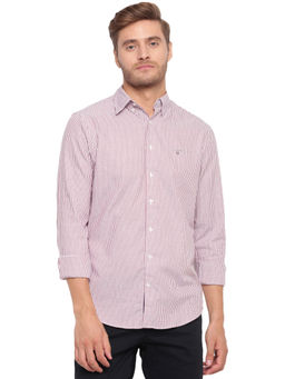 GANT - Pink Stripes Collar Neck Shirt