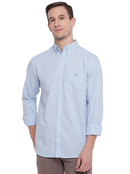 GANT - Blue Stripes Collar Neck Shirt