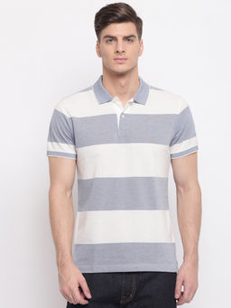 GANT - Blue Stripes Polo T-Shirt