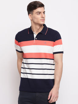 GANT - Multi-Color Stripes Polo T-Shirt