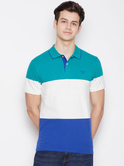 GANT - Multi-Color Colorblock Polo T-Shirt