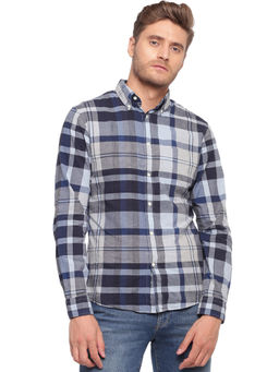 GANT - Blue Checks Polo T-Shirt