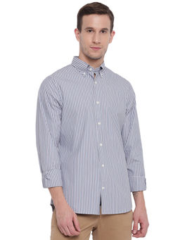GANT - Blue Stripes Collar Neck Shirt