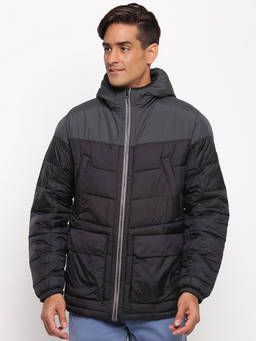 GANT - Black Plain Hooded Jacket
