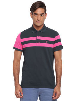 GANT - Black Stripes Polo T-Shirt