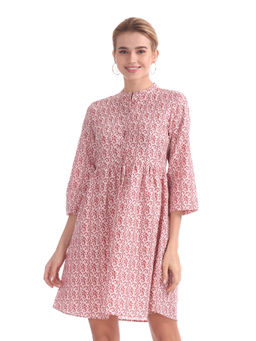 U.S. POLO ASSN. - Red Printed Dress